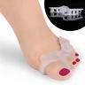 2pcs Silicona Gel Toe Corrector Ortesis Plancha Separador Do 0