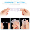 2pcs Silicona Gel Toe Corrector Ortesis Plancha Separador Do 3