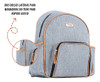 Mochila Maternidade York Cinza - Hug 2