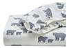 Juego De Sábanas De Franela Eddie Bauer Familia De Osos Gris 4