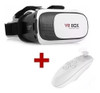 Lentes Realidad Virtual Cardboard 3d Vr Box Con Control Bt 2