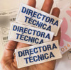 Parche Bordado Frase Personalizada Nombres Delantal Colegio 2