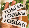 Parche Bordado Frase Personalizada Nombres Delantal Colegio 5