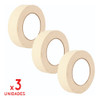 3 Cinta De Papel Adhesiva 36mm Enmascarar Para Pintor 0