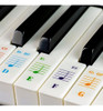 Pegatinas De Piano De Colores Para Teclados De Teclas 88/76/ 0