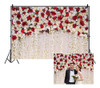 Telón De Fondo Para Fotografía De Pared Con Rosas Rojas Y Bl 0