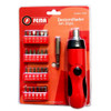 Set Destornillador Con Crique Fema Kit 26 Puntas O Piezas 0