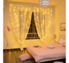 Cortina De 300 Luces Led 3x3mts Decoración Luz Cálida 1