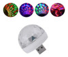 Mini Bola Audioritmica Led Esfera Disco Usb Para Auto 3