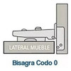 Bisagra Mini Codo 0 Cazoleta 26 Mm 2