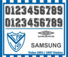 Vectores, Numeros. Camisetas Velez 1993 / 1997 0