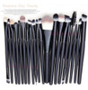 Pinceles De Maquillaje Profesional Polvo 20pcs Set Delineado 0