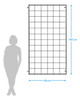 Tutor Espaldar Para Pared Grande Pintado De Negro 1