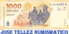 Billete $ 1000 San Martin Reposicion Filig 2 Unc Palermo 0