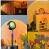 Lampara Sunset Atardecer Usb Proyector Luz C/ Control Remoto 3