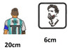 Pack Diseño Matrices Para Maquinas Bordadoras Messi Cara 2