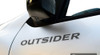 Renault Kwid Outsider. Insigna Adhesiva De Puerta 1