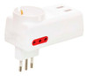 Adaptador Schucko + 2 Modulares 3l A Ficha + 2 Usb 1