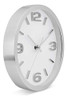 Bernhard Products Reloj De Pared Moderno 10 Pulgadas Platead 1