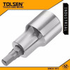 Bocallave Punta Hexagonal Encastre 1/2 X 1/4 Tolsen 15553 1