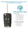 Keyless2go, Repuesto De Mando A Distancia Sin Llave, 4&nbsp; 4