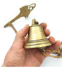 Campana Bronce Macizo Soporte Para Colgar - Herrajes 2