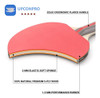 Upconpro Juego De Palas De Ping Pong Profesional, 3