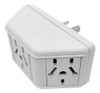 Adaptador Triple Enchufe Patas Redondas / Oblicuas A 220v 0