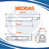 Expulsor Simple Push Open Plástico Gris Puerta X 20 Uni 1