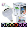 Mini Parlante Foco Led Rgb Bluetooth Musica Con Control 5