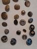 Lote De 26 Botones De Metal Surtidos. 0