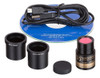 Amscope M149c-2l-e Microscopio Monocular 40x-1000x + Camara 4