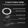 Protector De Lente iPhone 15 Pro Max Con Diamantes - Negro 4
