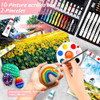 Maleta Kit Marcador Lapiz Pintura Colores Rigida 2