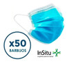 Barbijo Mascarilla Tricapa Descartable Pack X 50 1