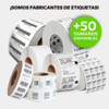 8 Rollos! Etiquetas Autoadhesivas 50 X 25mm Brother 4410d 2