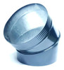 Curva Codo Galvanizado Negro 4 Pulgadas 45° 0