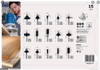 Juego Set De Fresas Kit Router Tupi Para Madera 15 Pz Bosch 5