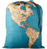 Kikkerland Travelsize Laundry Bag Mapa Del Mundo 0