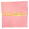 432 Unidades Servilleta De Papel Celebra Rosa 2