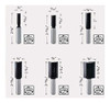 Juego Kit Set Fresas Bosch Rectas 6 Pz Router 6mm Estuche 3