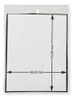 100 Bolsillos 94x125 Pvc Portacredencial Con Perforación 0