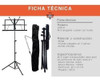 Atril De Metal Plegable Parquer Funda Transportable Cuota 4