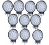 Kit 10 Faros 14 Leds Accesorio Universal Cosechadora Tractor 0
