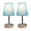 Simple Designs Home Lt2013-blu-2pk Mini Basic - Lámpara De M 1