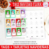 Kit Imprimible Flork Navidad Tags Tarjetas Navideños #3 6