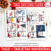 Kit Imprimible Flork Navidad Tags Tarjetas Navideños #3 7