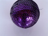 Bola Globo Adorno Lentejuelas Navidad Violeta Nuevo!!! 4