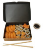 Caja Sushi Rustica Laminadas Interior. 3 Tamaños (25 C/u) 0