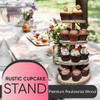 ~? Southern Blessings Rustic Cupcake Stand - Rustic Cake Sta 4